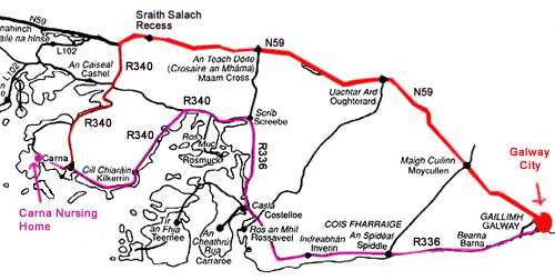 Map of Connemara